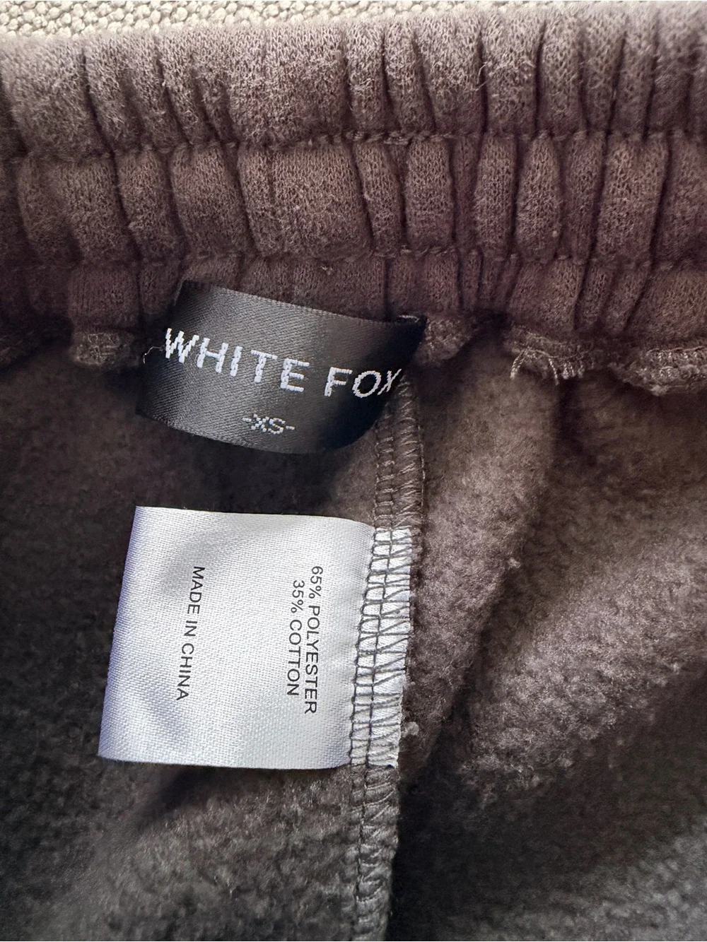 White Fox Sweatpants